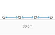 Ringen om de 30 cm